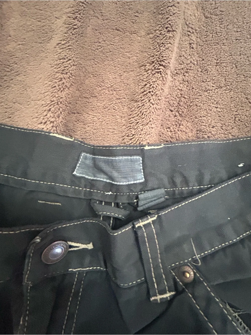 The North Face A5 Series Black Carpenter Pants Contrast Stitch Men's 34 Reg